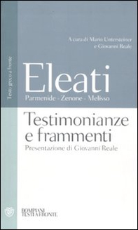 Testimonianze e frammenti. Testo greco a fronte - Librerie.coop