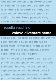 Volevo diventare santa - Librerie.coop Volevo diventare santa - Librerie.coop