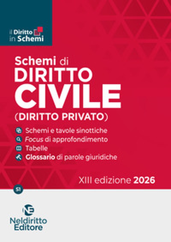 Schemi di diritto civile (diritto privato) 2026 - Librerie.coop