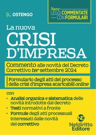 La nuova crisi di impresa. Commento alle novità del nuovo Decreto Correttivo ter settembre 2024, con formulario degli atti del processo della crisi di impresa - Librerie.coop La nuova crisi di impresa. Commento alle novità del nuovo Decreto Correttivo ter settembre 2024, con formulario degli atti del processo della crisi di impresa - Librerie.coop