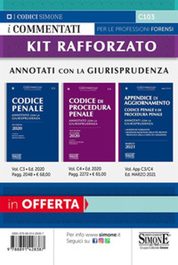 Kit orale rafforzato: Codice penale-Codice procedura penale-Appendice di Aggiornamento Marzo 2021. Annotati con la giurisprudenza - Librerie.coop Kit orale rafforzato: Codice penale-Codice procedura penale-Appendice di Aggiornamento Marzo 2021. Annotati con la giurisprudenza - Librerie.coop