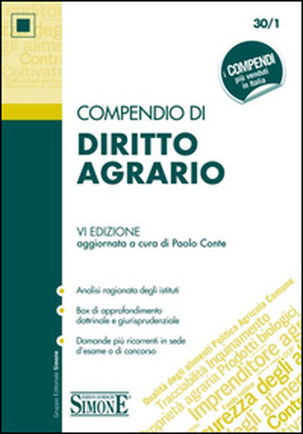 Compendio di diritto agrario - Librerie.coop Compendio di diritto agrario - Librerie.coop
