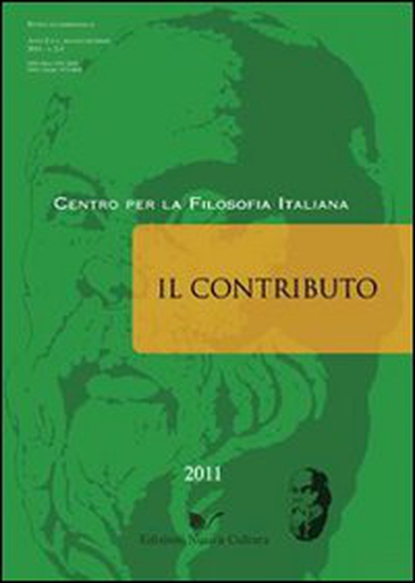 Il contributo (2011) vol. 2-3 - Librerie.coop Il contributo (2011) vol. 2-3 - Librerie.coop