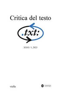 Critica del testo - Vol. 26\1 - Librerie.coop