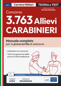 Concorso 3763 allievi Carabinieri. Manuale e test - Librerie.coop