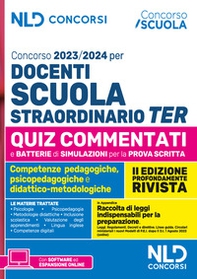 Concorso docenti scuola straordinario TER 2023-2024. Quiz commentati per la prova scritta - Librerie.coop