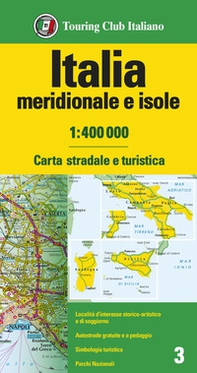 Italia meridionale e isole 1:400.000. Carta stradale e turistica - Librerie.coop