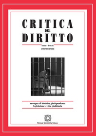 Critica del diritto. Rassegna di dottrina giurisprudenza legislazione e vita giudiziaria - Vol. 2 - Librerie.coop