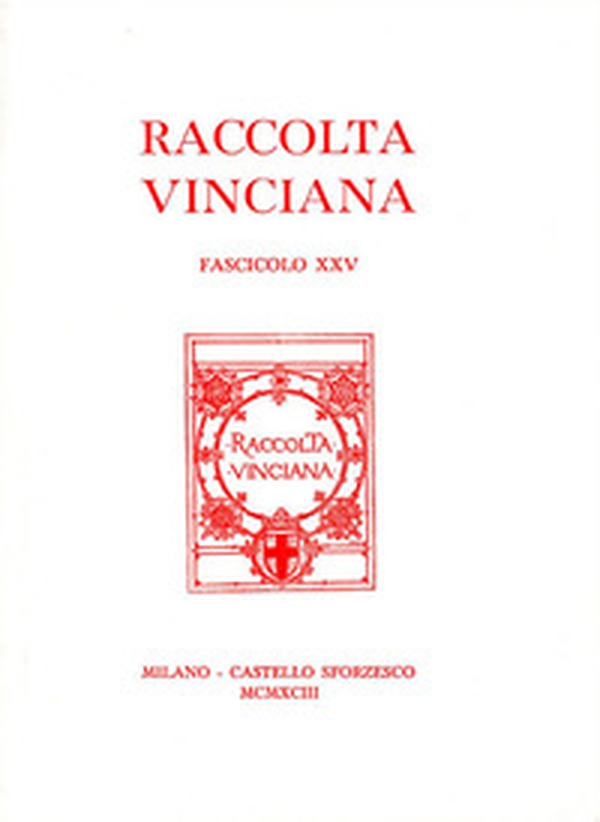 Raccolta Vinciana - Vol. 25 - Librerie.coop Raccolta Vinciana - Vol. 25 - Librerie.coop