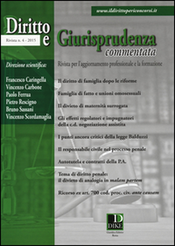 Diritto e giurisprudenza commentata - Vol. 4 - Librerie.coop Diritto e giurisprudenza commentata - Vol. 4 - Librerie.coop