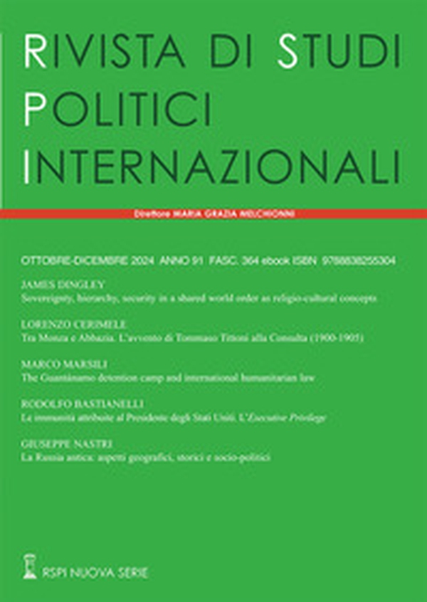 Rivista di studi politici internazionali - Vol. 4 - Librerie.coop Rivista di studi politici internazionali - Vol. 4 - Librerie.coop