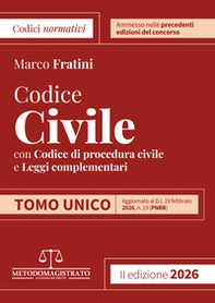 Codice normativo di Diritto Civile 2026 per il concorso in Magistratura - Librerie.coop