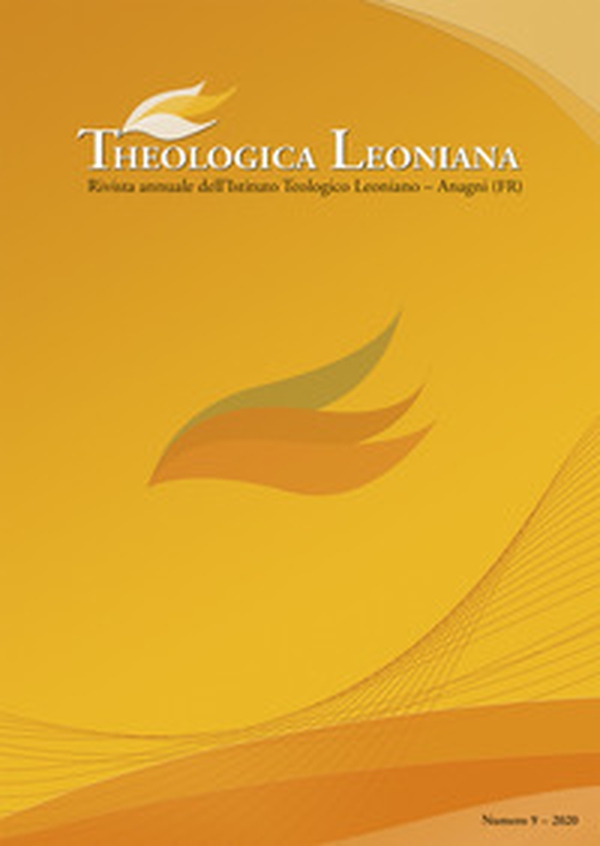 Theologica Leoniana. Rivista annuale dell'Istituto Teologico Leoniano - Librerie.coop Theologica Leoniana. Rivista annuale dell'Istituto Teologico Leoniano - Librerie.coop