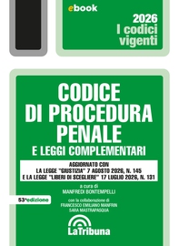 Codice di procedura penale e leggi complementari - Librerie.coop