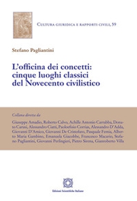 L'officina dei concetti: cinque luoghi classici del Novecento civilistico - Librerie.coop