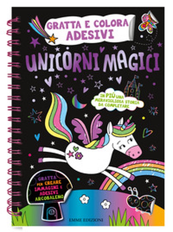 Unicorni magici. Gratta e colora adesivi - Librerie.coop Unicorni magici. Gratta e colora adesivi - Librerie.coop