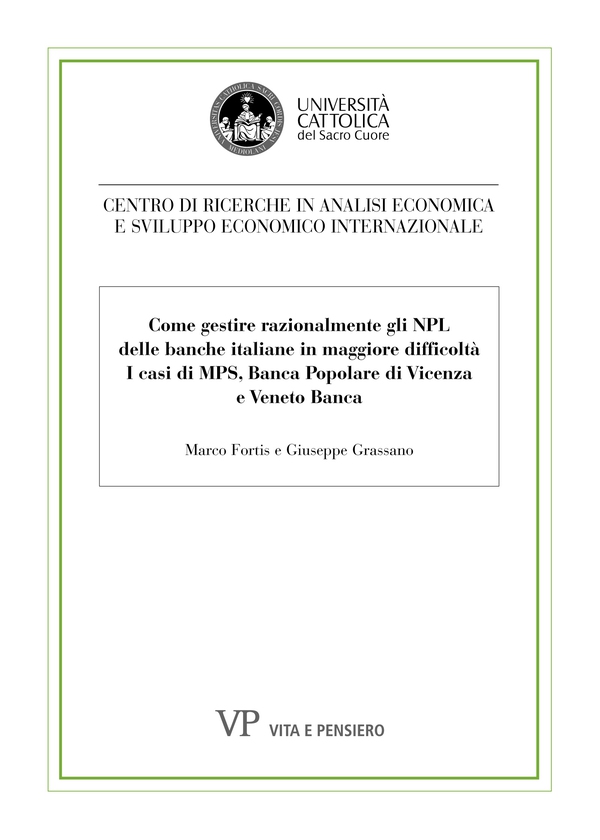 Come gestire razionalmente gli NPL delle banche italiane in maggiore difficoltà - Librerie.coop Come gestire razionalmente gli NPL delle banche italiane in maggiore difficoltà - Librerie.coop