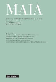 Maia. Rivista di letterature classiche - Librerie.coop