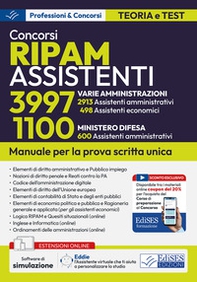 Concorso RIPAM assistenti: 3997 amm. varie 1100 m. difesa - Librerie.coop