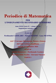 Periodico di matematica. Per l'insegnamento secondario superiore - Vol. 7\2 - Librerie.coop