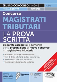 Concorso magistrati tributari. La prova scritta - Librerie.coop