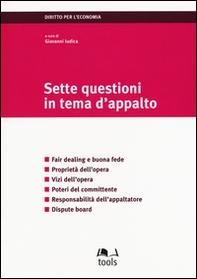 Sette questioni in tema d'appalto - Librerie.coop