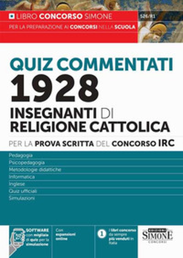 Concorso IRC 1928 Insegnanti di religione cattolica. Quiz commentati per la prova scritta - Librerie.coop Concorso IRC 1928 Insegnanti di religione cattolica. Quiz commentati per la prova scritta - Librerie.coop