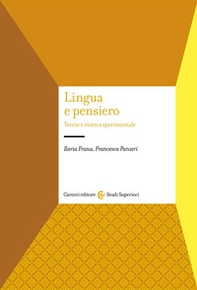 Lingua e pensiero. Teorie e ricerca sperimentale - Librerie.coop Lingua e pensiero. Teorie e ricerca sperimentale - Librerie.coop