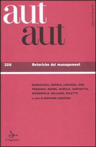 Aut aut - Vol. 326 - Librerie.coop Aut aut - Vol. 326 - Librerie.coop