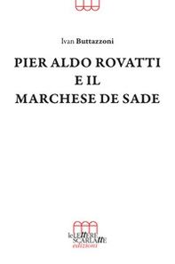 Pier Aldo Rovatti e il Marchese de Sade - Librerie.coop