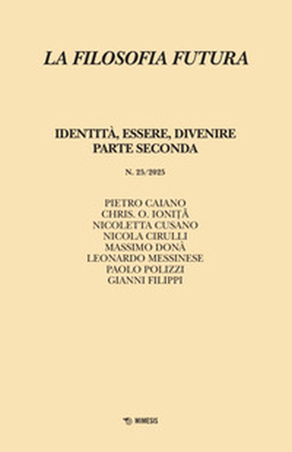 Filosofia futura - Vol. 25 - Librerie.coop