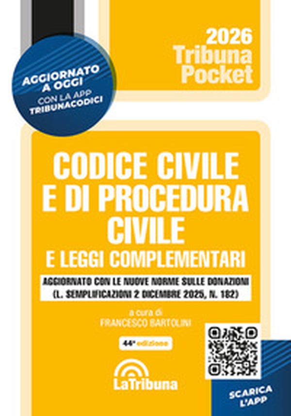 Codice civile e di procedura civile e leggi complementari - Librerie.coop