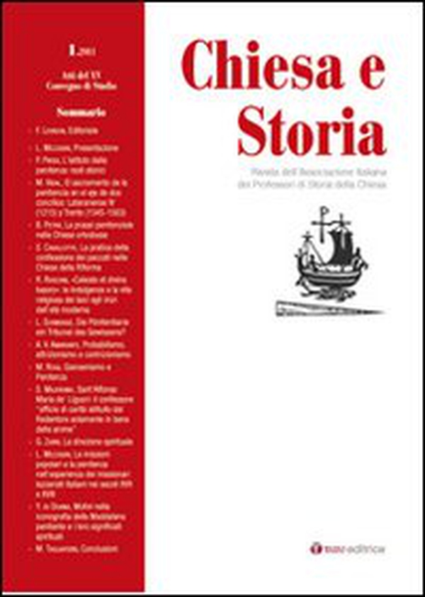 Chiesa e storia. Rivista dell'Associazione Italiana dei Professori di Storia della Chiesa - Librerie.coop Chiesa e storia. Rivista dell'Associazione Italiana dei Professori di Storia della Chiesa - Librerie.coop