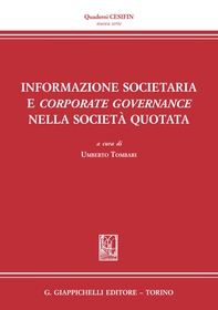 Informazione societaria e corporate governance nella società quotata - Librerie.coop Informazione societaria e corporate governance nella società quotata - Librerie.coop