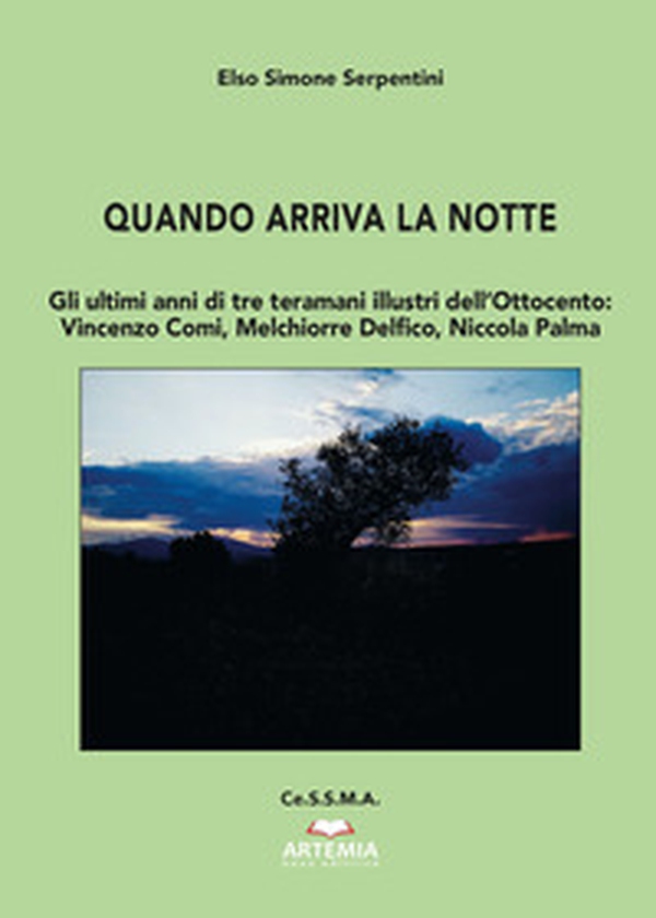 Quando arriva la notte. Gli ultimi anni di tre teramani illustri dell'Ottocento: Vincenzo Comi, Melchiorre Delfico, Niccola Palma - Librerie.coop Quando arriva la notte. Gli ultimi anni di tre teramani illustri dell'Ottocento: Vincenzo Comi, Melchiorre Delfico, Niccola Palma - Librerie.coop