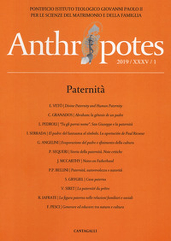 Anthropotes. Rivista di studi sulla persona e la famiglia - Librerie.coop Anthropotes. Rivista di studi sulla persona e la famiglia - Librerie.coop