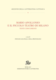 Mario Apollonio e il Piccolo Teatro di Milano - Librerie.coop