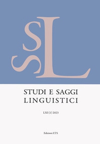 Studi e saggi linguistici - Vol. 1 - Librerie.coop