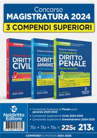 Kit 3 compendi superiori di Civile, Penale e Amministrativo 2024. Per il concorso in magistratura e i concorsi superiori - Librerie.coop Kit 3 compendi superiori di Civile, Penale e Amministrativo 2024. Per il concorso in magistratura e i concorsi superiori - Librerie.coop