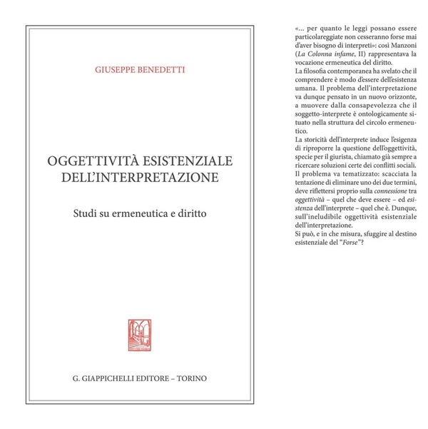 Oggettività esistenziale dell'interpretazione - Librerie.coop Oggettività esistenziale dell'interpretazione - Librerie.coop