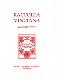 Raccolta Vinciana (1993) voll. 4-5-6 - Librerie.coop