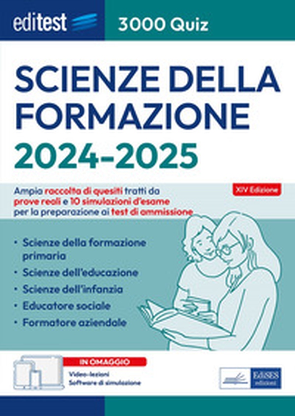 EdiTEST. Scienze della formazione. 3000 quiz. Ampia raccolta di quesiti tratti da prove reali e 10 simulazioni d'esame per la preparazione ai test di accesso - Librerie.coop EdiTEST. Scienze della formazione. 3000 quiz. Ampia raccolta di quesiti tratti da prove reali e 10 simulazioni d'esame per la preparazione ai test di accesso - Librerie.coop