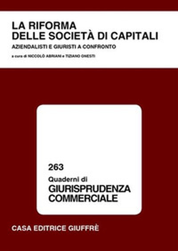 La riforma delle società di capitali - Librerie.coop La riforma delle società di capitali - Librerie.coop
