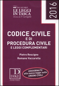 Codice civile e di procedura civile e leggi complementari - Librerie.coop