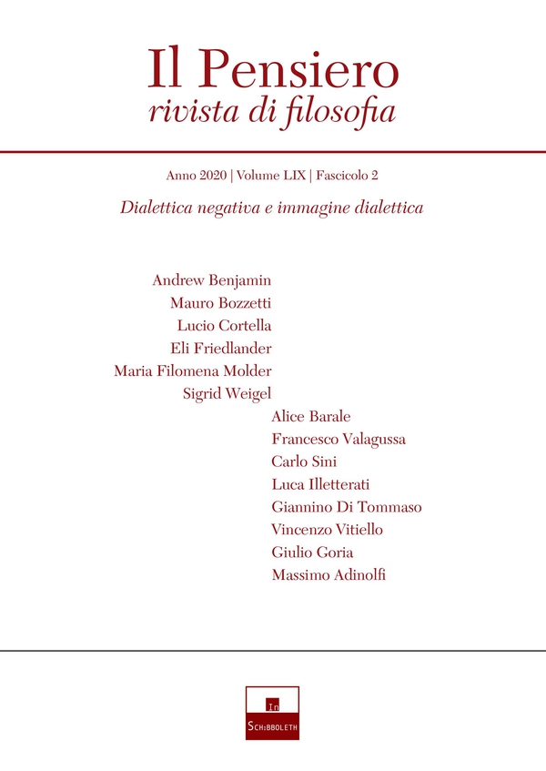 Dialettica negativa e immagine dialettica (2020-2) - Librerie.coop Dialettica negativa e immagine dialettica (2020-2) - Librerie.coop