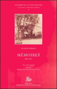 Mémoires (1851-1871) - Librerie.coop