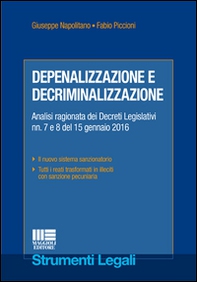 Depenalizzazione e decriminalizzazione - Librerie.coop