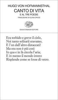 Canto di vita e altre poesie - Librerie.coop Canto di vita e altre poesie - Librerie.coop