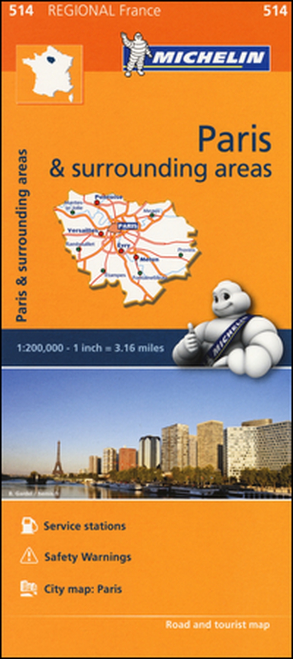 Paris & surrounding areas-Île-de-France & surrounding areas 1:200.000 - Librerie.coop Paris & surrounding areas-Île-de-France & surrounding areas 1:200.000 - Librerie.coop