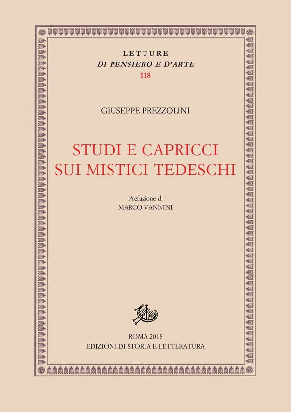 Studi e capricci sui mistici tedeschi - Librerie.coop Studi e capricci sui mistici tedeschi - Librerie.coop